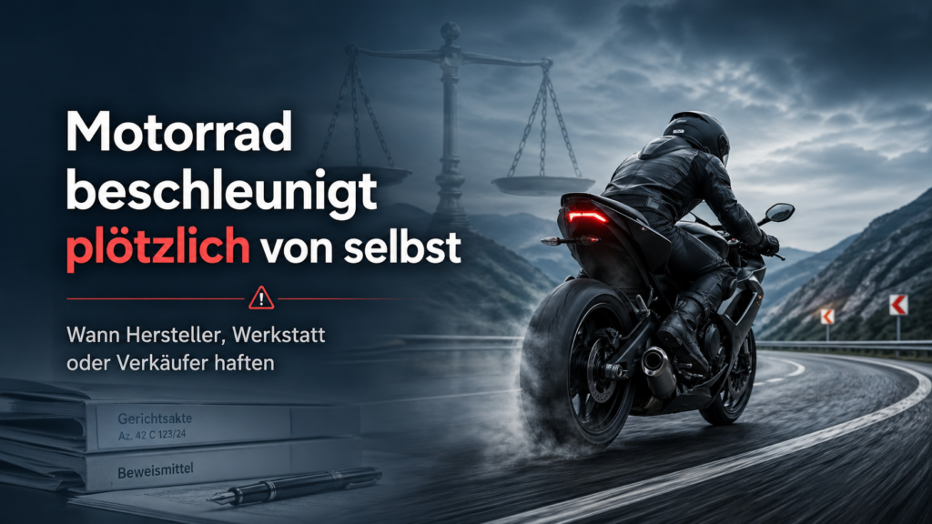 Was Kann Geschehen Wenn Ein Motorrad Stark Beschleunigt Wird